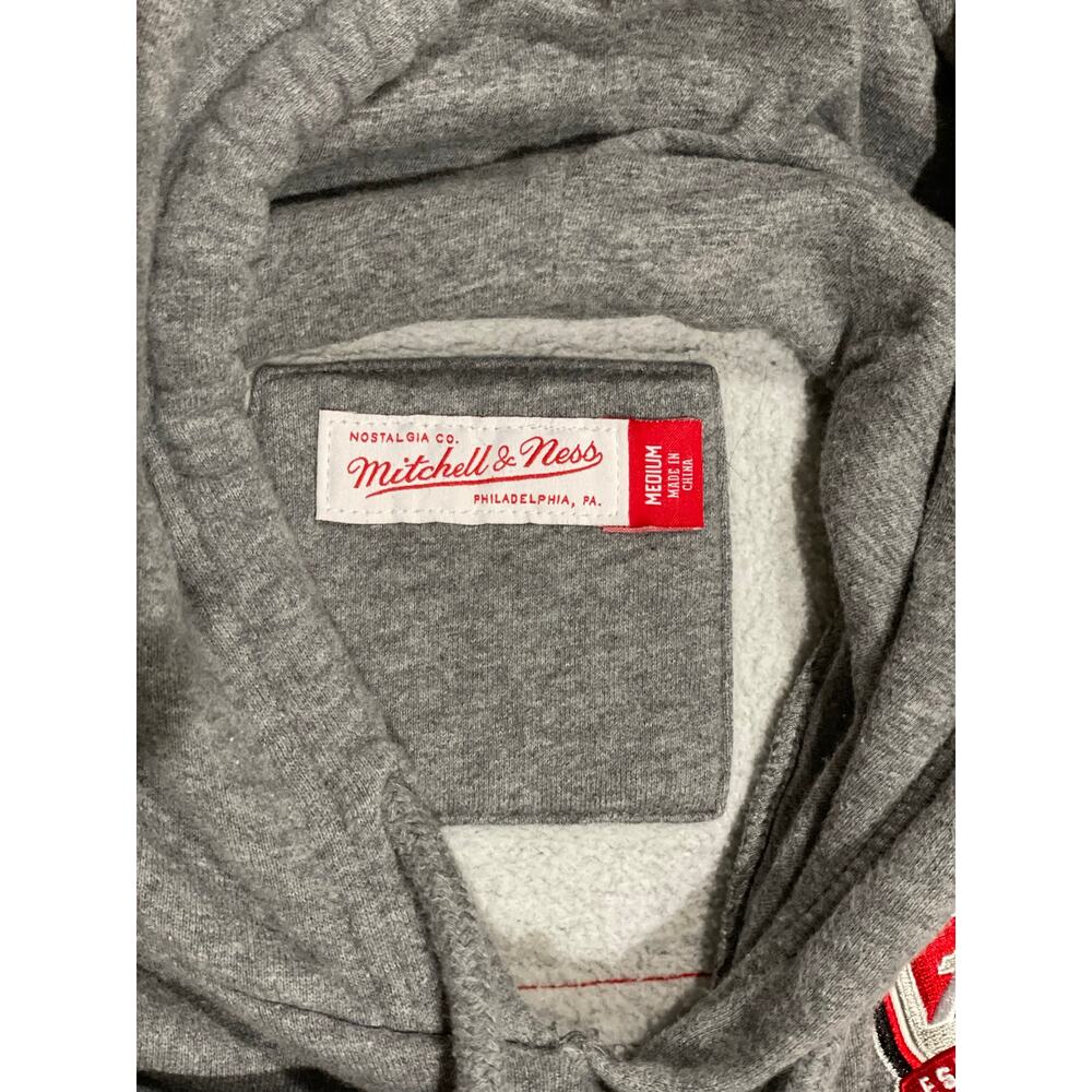 Mitchell & Ness Carolina Hurricanes Head Coach Pullover Hoodie Size M Black/Gray - Picture 4 of 5